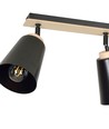 Atlas 3 Sort loftslampe - E27, 230V, uden lyskilde