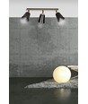 Atlas 3 Sort loftslampe - E27, 230V, uden lyskilde