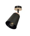 Atlas 1 Sort loftslampe - E27, 230V, uden lyskilde
