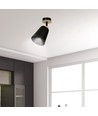 Atlas 1 Sort loftslampe - E27, 230V, uden lyskilde