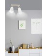 Atlas 2 Hvid loftslampe - E27, 230V, uden lyskilde
