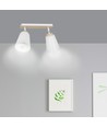 Atlas 2 Hvid loftslampe - E27, 230V, uden lyskilde