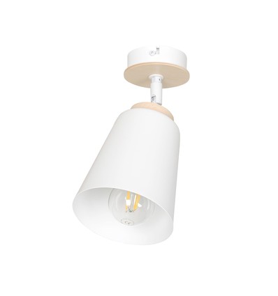 Atlas 1 Hvid loftslampe - E27, 230V, uden lyskilde