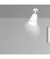 Atlas 1 Hvid loftslampe - E27, 230V, uden lyskilde