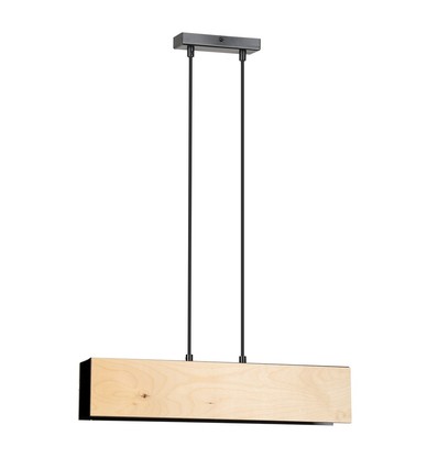 Carlo 2 Sort pendellampe - E27, 230V, uden lyskilde