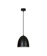 Lenox 1 Sort / Hvid pendellampe - E27, 230V, uden lyskilde