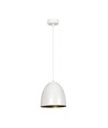 Lenox 1 Hvid / Guld pendellampe - E27, 230V, uden lyskilde