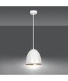 Lenox 1 Hvid / Guld pendellampe - E27, 230V, uden lyskilde