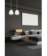 Lenox 2 Hvid / Guld pendellampe - E27, 230V, uden lyskilde