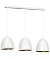 Lenox 3 Hvid / Guld pendellampe - E27, 230V, uden lyskilde