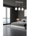 Lenox 3 Hvid / Guld pendellampe - E27, 230V, uden lyskilde