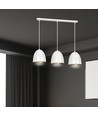 Lenox 3 Hvid / Guld pendellampe - E27, 230V, uden lyskilde
