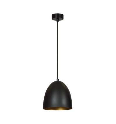 Lenox 1 Sort / Guld pendellampe - E27, 230V, uden lyskilde