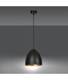 Lenox 1 Sort / Guld pendellampe - E27, 230V, uden lyskilde