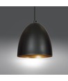 Lenox 1 Sort / Guld pendellampe - E27, 230V, uden lyskilde