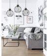 Barbado 3 Sort pendellampe - E27, 230V, uden lyskilde