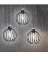 Barbado 3 Sort pendellampe - E27, 230V, uden lyskilde