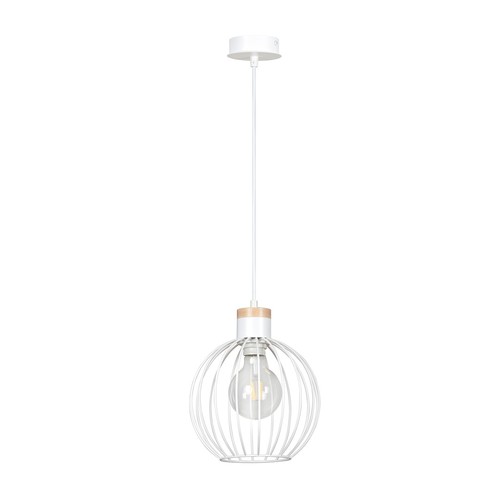 Barbado 1 Hvid pendellampe - E27, 230V, uden lyskilde
