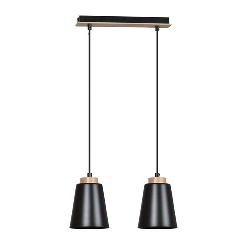 Bolero 2 Sort pendellampe - E27, 230V, uden lyskilde