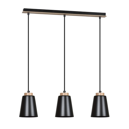 Bolero 3 Sort pendellampe - E27, 230V, uden lyskilde