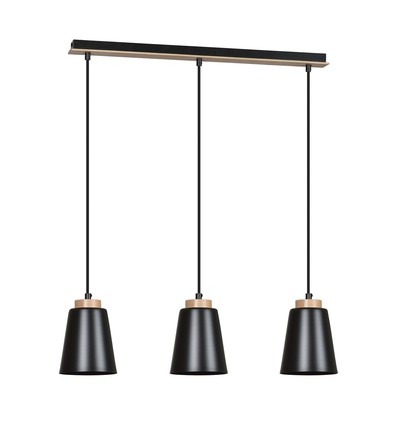 Bolero 3 Sort pendellampe - E27, 230V, uden lyskilde