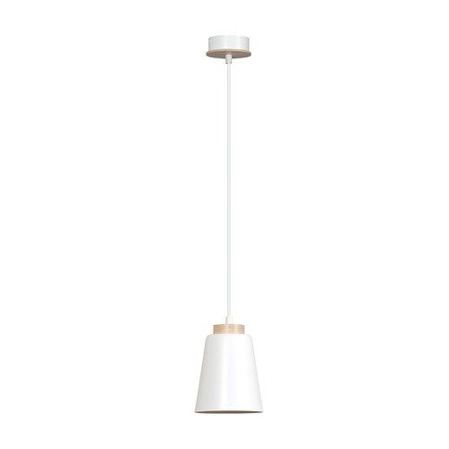 Bolero 1 Hvid pendellampe - E27, 230V, uden lyskilde