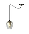 Level 1 Sort/Grafit pendellampe - Ø14 cm, E27, 230V, uden lyskilde