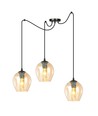 Level 3 Sort/Rav pendellampe - Ø14 cm, E27, 230V, uden lyskilde