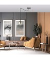 Gigi 1 Sort/Grafit pendellampe - Ø14 cm, E14, 230V, uden lyskilde