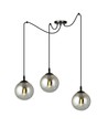 Gigi 3 Sort/Grafit pendellampe - Ø14 cm, E14, 230V, uden lyskilde