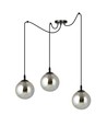 Gigi 3 Sort/Grafit pendellampe - Ø14 cm, E14, 230V, uden lyskilde