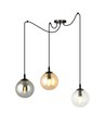 Gigi 3 Sort Mix pendellampe - Ø14 cm, E14, 230V, uden lyskilde