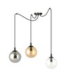 Gigi 3 Sort Mix pendellampe - Ø14 cm, E14, 230V, uden lyskilde