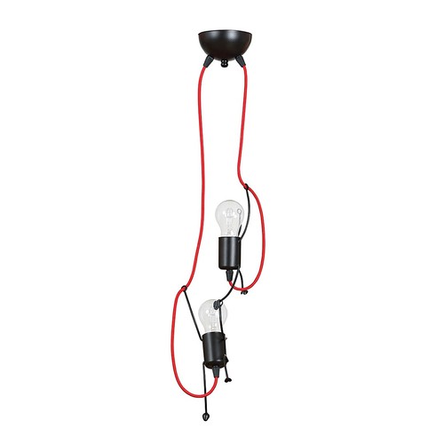 Bobi 2 Sort pendellampe - E27, 230V, uden lyskilde