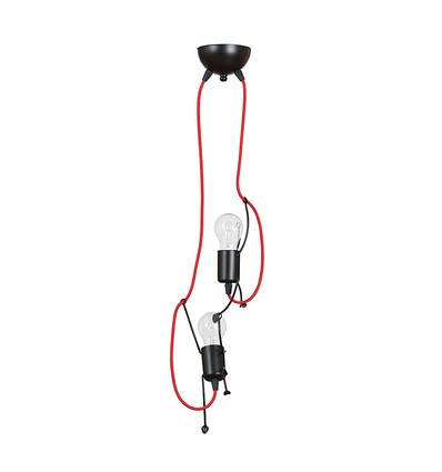 Bobi 2 Sort pendellampe - E27, 230V, uden lyskilde