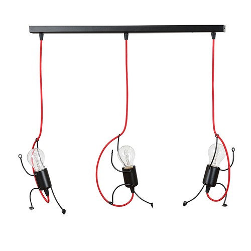 Bobi 3 Sort pendellampe - E27, 230V, uden lyskilde