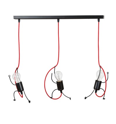 Bobi 3 Sort pendellampe - E27, 230V, uden lyskilde