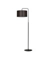 Trapo LP1 Sort/Wenge gulvlampe - Ø35 cm, E27, 230V, uden lyskilde