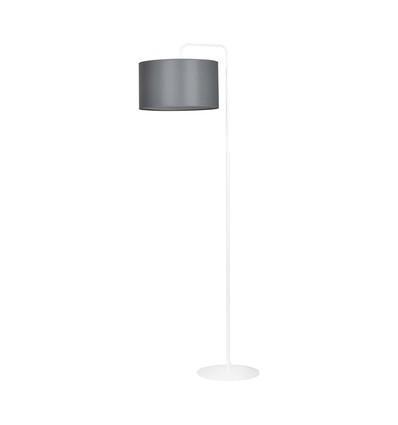 Trapo LP1 Hvid/Grå gulvlampe - Ø35 cm, E27, 230V, uden lyskilde