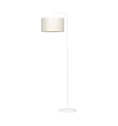 Trapo LP1 Hvid/Råhvid gulvlampe - Ø35 cm, E27, 230V, uden lyskilde