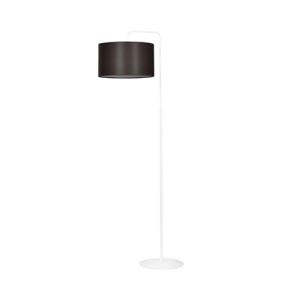 Trapo LP1 Hvid/Wenge gulvlampe - Ø35 cm, E27, 230V, uden lyskilde