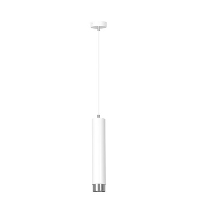 Kibo 1 Hvid/Krom pendellampe - GU10, 230V, uden lyskilde