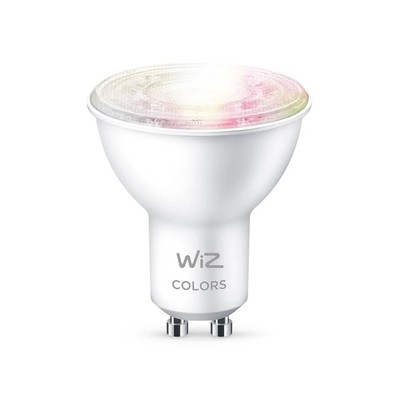 Restsalg: WiZ GU10 - RGB+CCT, 4,9W, Virker med Google Home, Alexa og smartphones