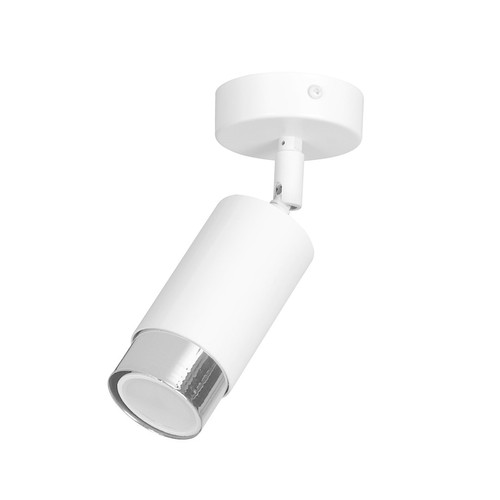Hiro 1 Hvid/Krom loftslampe - GU10, 230V, uden lyskilde
