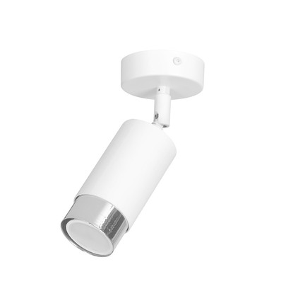 Hiro 1 Hvid/Krom loftslampe - GU10, 230V, uden lyskilde