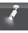 Hiro 1 Hvid/Krom loftslampe - GU10, 230V, uden lyskilde