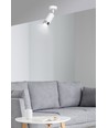 Hiro 1 Hvid/Krom loftslampe - GU10, 230V, uden lyskilde