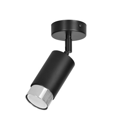Hiro 1 Sort/Krom loftslampe - GU10, 230V, uden lyskilde