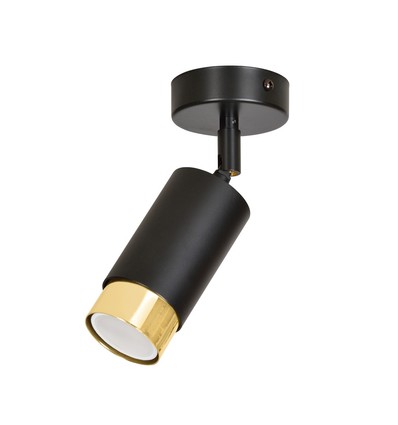 Hiro 1 Sort/Guld loftslampe - GU10, 230V, uden lyskilde