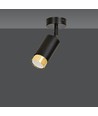 Hiro 1 Sort/Guld loftslampe - GU10, 230V, uden lyskilde